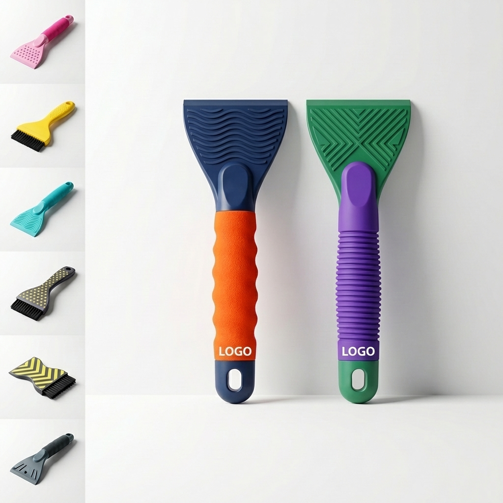 Multi-Color Ice Scraper with Durable Blade