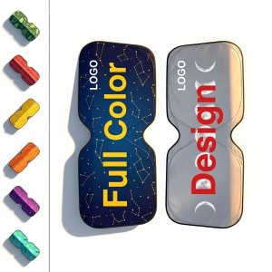 ChromaShade Foldable Car Sun Shade Set with UV Protection