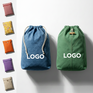 Reusable Colorful Drawstring Laundry & Travel Organizer Bags