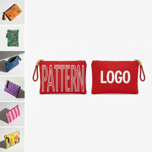 Vibrant Leather Pencil & Cash Organizer Case